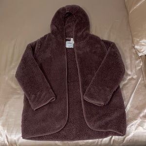 Pink Teddy Sherpa Cardigan